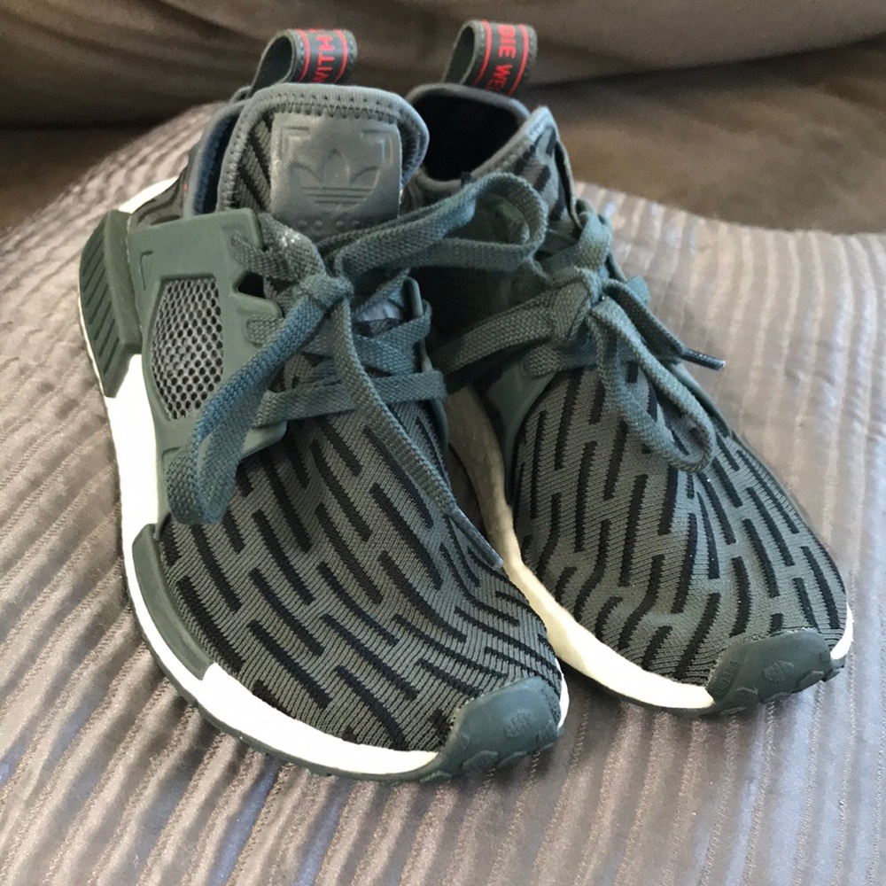 Army green/black NMD’s